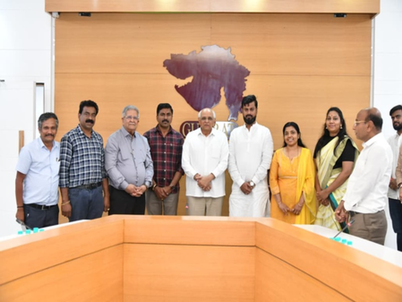 కేరళ బీజేపీ ప్రతినిధులు గుజరాత్ సందర్శన, సీఎం భూపేంద్ర పటేల్ తో సమావేశం