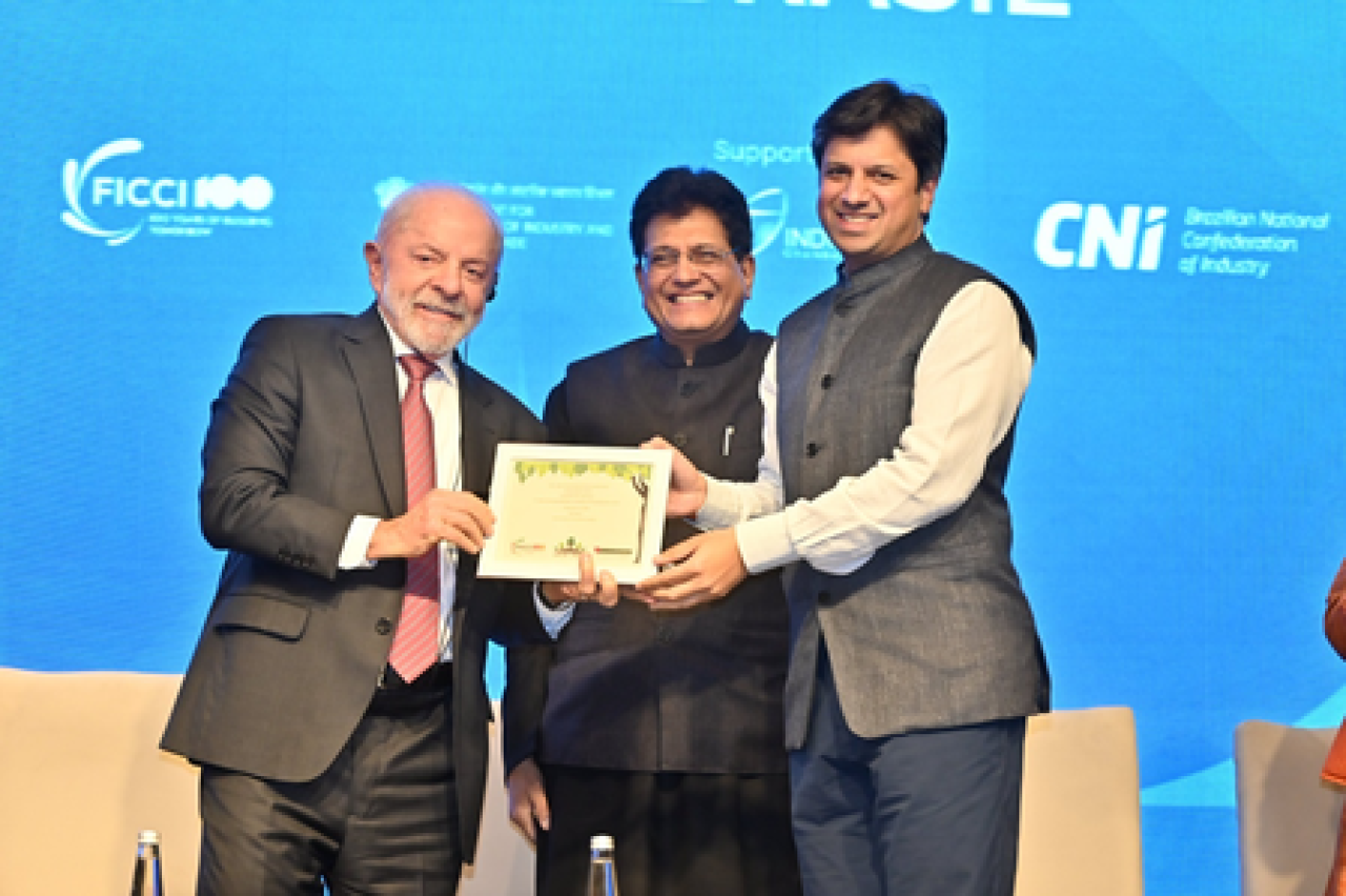 భారత్-బ్రాజీల్ మధ్య వాణిజ్యం 2030 నాటికి 30 బిలియన్ డాలర్లకు చేరుకోగలదు