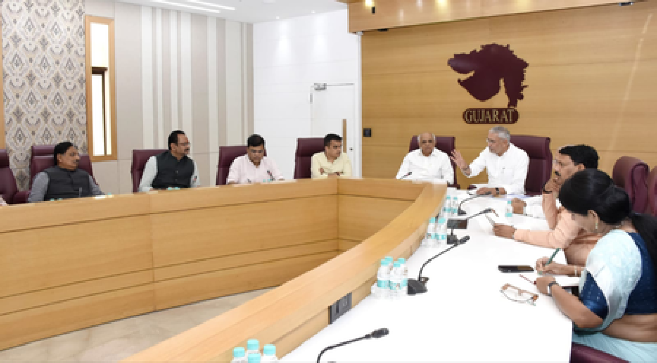 గుజరాత్: యూసీసీ బిల్ ఆమోదం తర్వాత బీజేపీ కోర్ కమిటీ సమావేశం