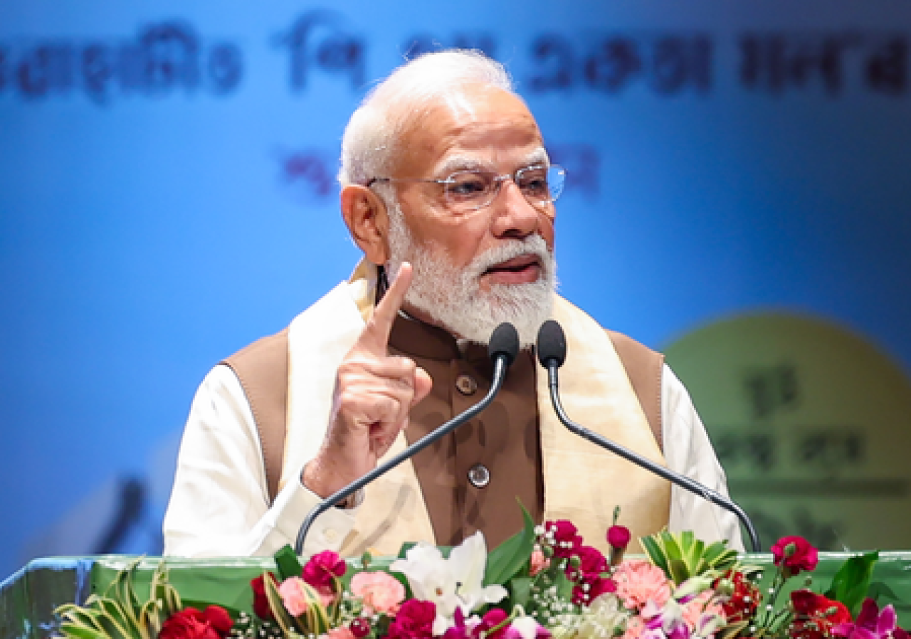 పశ్చిమ బెంగాల్‌లో ప్రధాని మోదీ ర్యాలీకి సిద్ధం