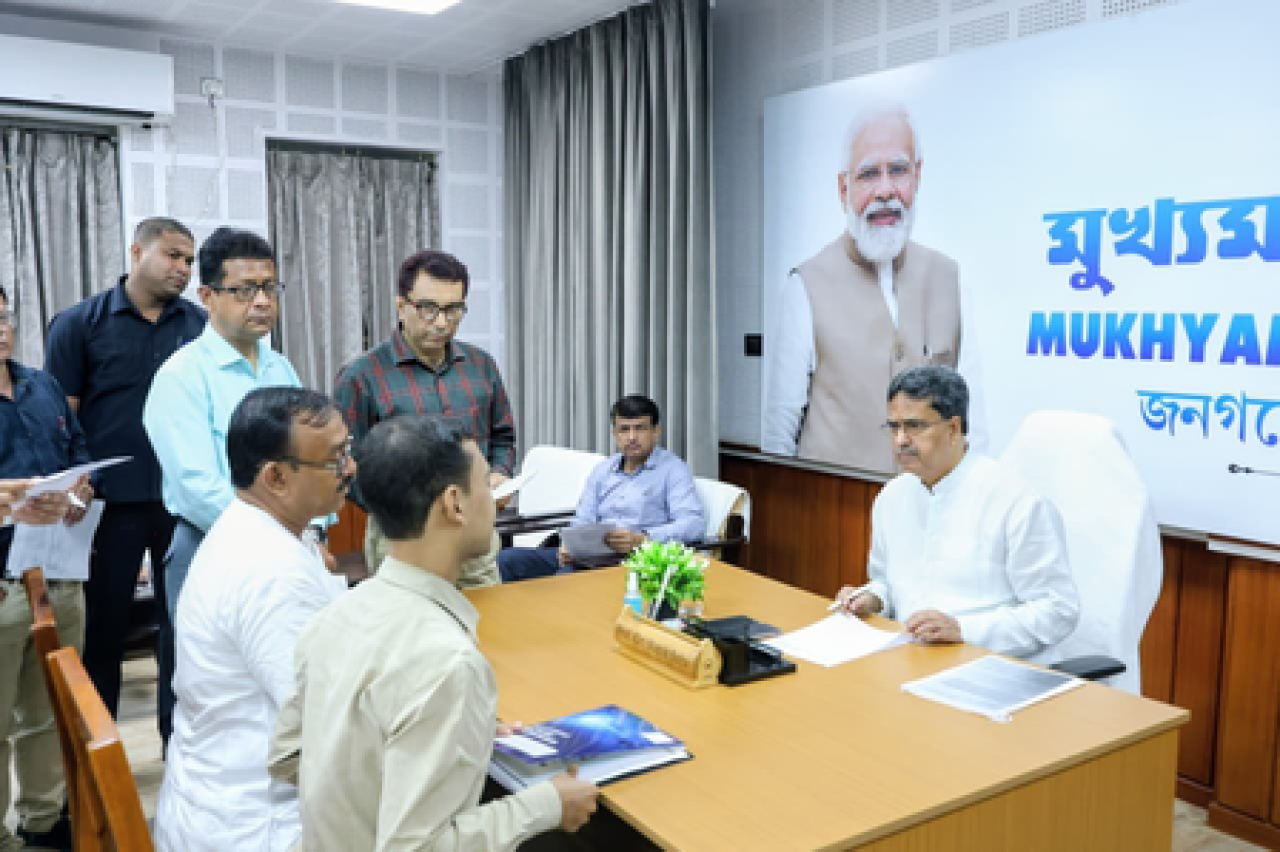 త్రిపురలో ఆరోగ్య సేవలను మెరుగుపరచడానికి సీఎం సాహా కట్టుబాటు
